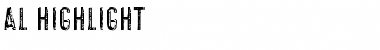 Download AL Highlight Font Download AL Highlight Font