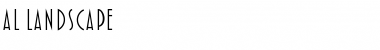 Download AL Landscape Font Download AL Landscape Font