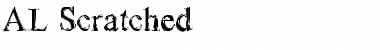 Download AL Scratched Font Download AL Scratched Font