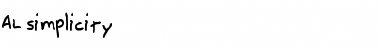 Download AL Simplicity Font Download AL Simplicity Font