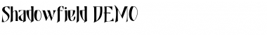 Download Shadowfield DEMO Regular Font Title Preview