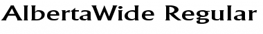 Download AlbertaWide Font