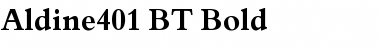Download Aldine401 BT Font