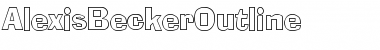 Download AlexisBeckerOutline Font