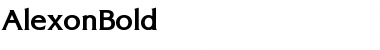 Download AlexonBold Font