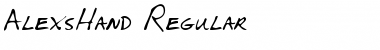 Download AlexsHand Font