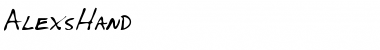 Download AlexsHand Font