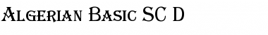 Download Algerian Basic SC D Font Download Algerian Basic SC D Font