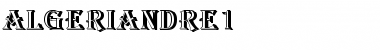 Download AlgerianDRe1 Font Download AlgerianDRe1 Font