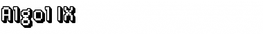 Download Algol IX Font Download Algol IX Font