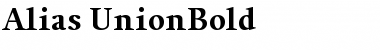 Download Alias UnionBold Font Download Alias UnionBold Font