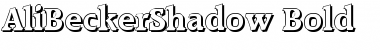 Download AliBeckerShadow Font Download AliBeckerShadow Font