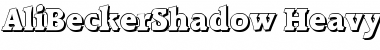 Download AliBeckerShadow-Heavy Font Download AliBeckerShadow-Heavy Font