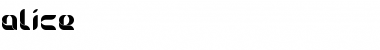Download Alice Font