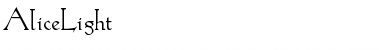 Download AliceLight Font Download AliceLight Font