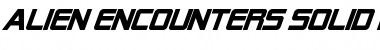 Download Alien Encounters Solid Font