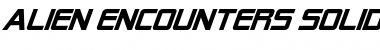 Download Alien Encounters Solid Font