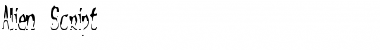 Download Alien Script Font