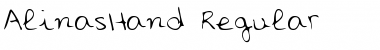 Download AlinasHand Font