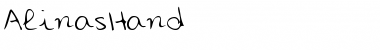 Download AlinasHand Font