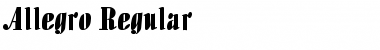 Download Allegro Font Download Allegro Font