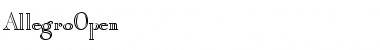Download AllegroOpen Font