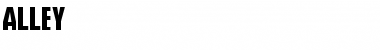 Download ALLEY Font Download ALLEY Font