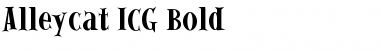 Download Alleycat ICG Bold Font
