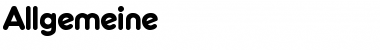 Download Allgemeine Font