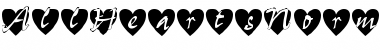 Download AllHeartsNormal Font Download AllHeartsNormal Font