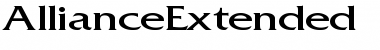 Download AllianceExtended Font