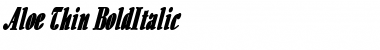 Download Aloe Thin Font