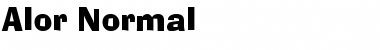 Download Alor Font