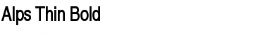 Download Alps Thin Font Download Alps Thin Font