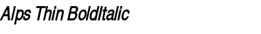 Download Alps Thin Font