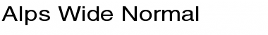 Download Alps Wide Font