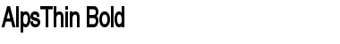 Download AlpsThin Font Download AlpsThin Font