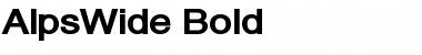 Download AlpsWide Font Download AlpsWide Font