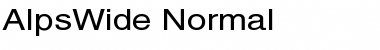 Download AlpsWide Font