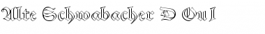 Download Alte Schwabacher D Ou1 Font