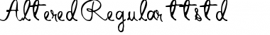 Download Altered Font