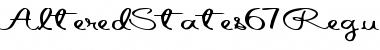 Download AlteredStates67 Font