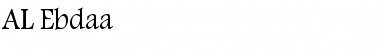 Download AL_Ebdaa Font Download AL_Ebdaa Font