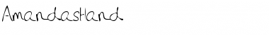 Download AmandasHand Font