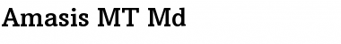 Download Amasis MT Md Font