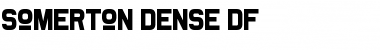 Download Somerton Dense Regular Font