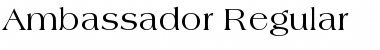 Download Ambassador Font