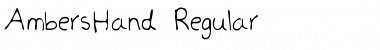 Download AmbersHand Font