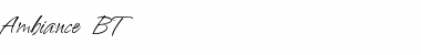 Download Ambiance BT Font