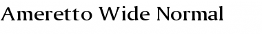 Download Ameretto Wide Font